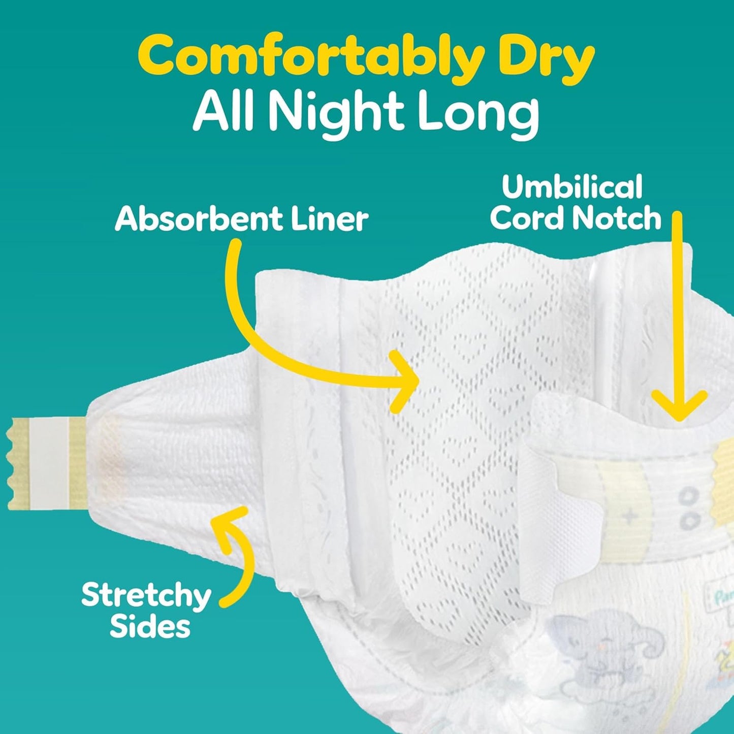 Pampers Baby Diapers - Swaddlers - Size P1, 27 Count, Ultra Absorbent Disposable Preemie Diaper