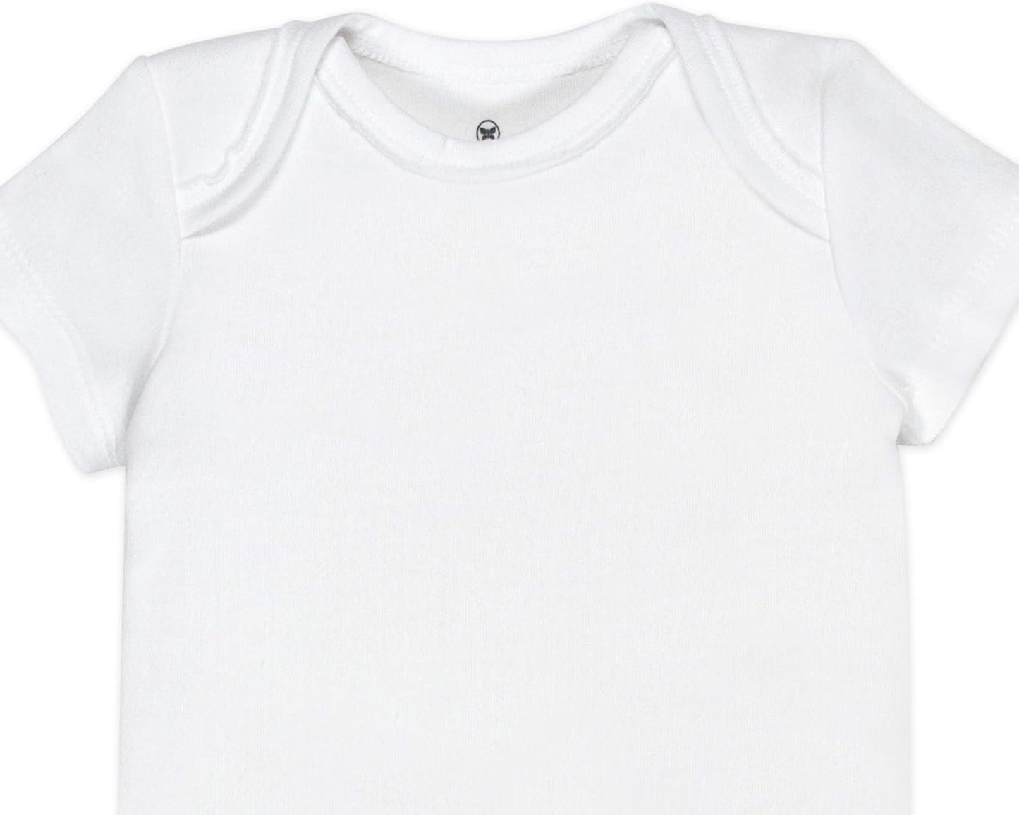 HonestBaby unisex-baby 10-pack Short Sleeve Bodysuits One-piece 100% Organic Cotton for Infant Baby Boys, Girls