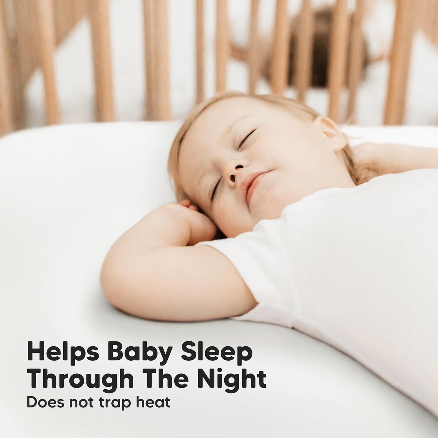 KeaBabies 2-Pack Baby Crib Sheets for Boys, Girls - 52x28 Viscose Derived from Bamboo Toddler Bed Sheets Neutral, Fitted Crib Mattress Cover for Standard Baby Bedding, Soft & Cozy (Soft White)