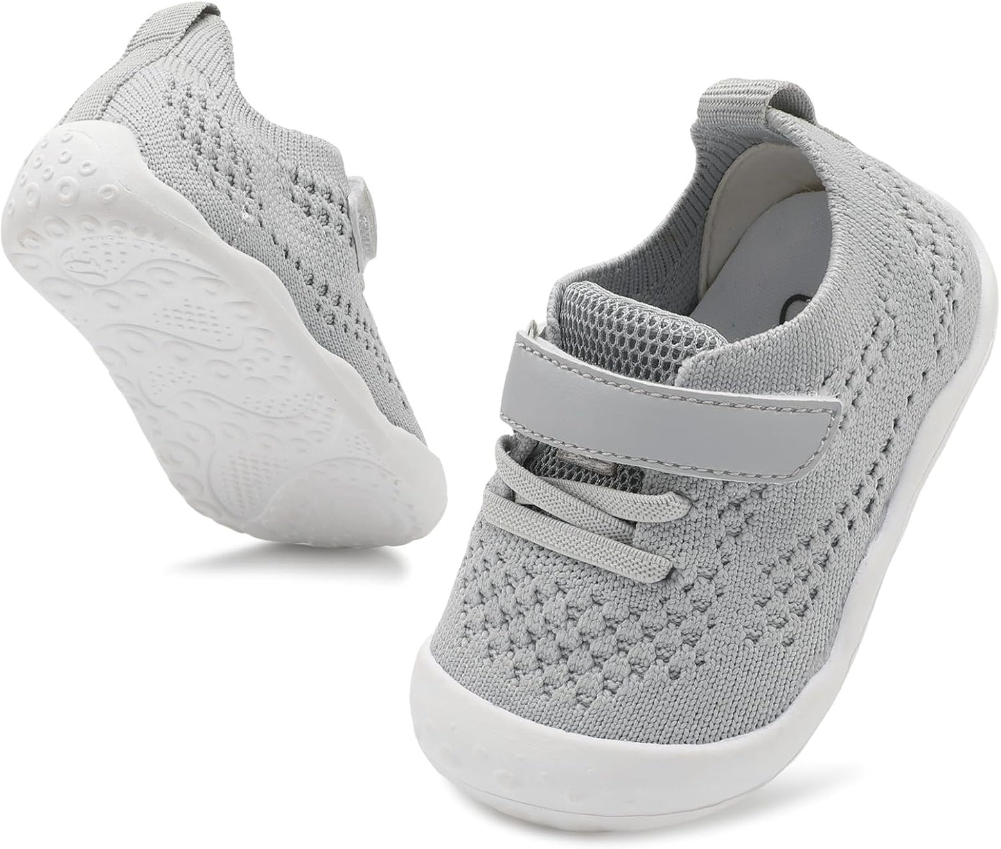 LeIsfIt Baby Shoes Girls Boys First Walking Shoes Infant Sneakers Crib Shoes Lightweight Non-Slip Shoes