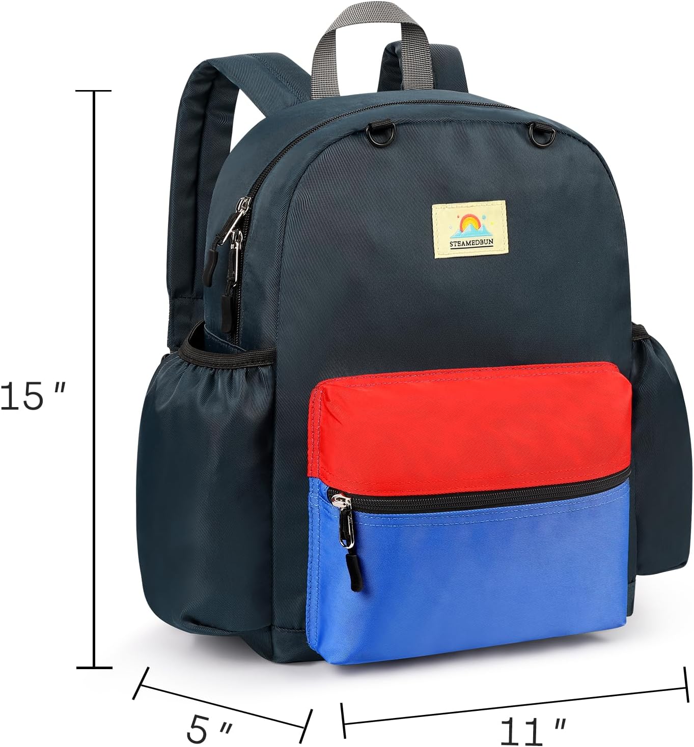 STEAMEDBUN Kids Backpack for Boys 4-6: Boys Backpacks for Elementary - 15 inch Backpack for Kindergarten