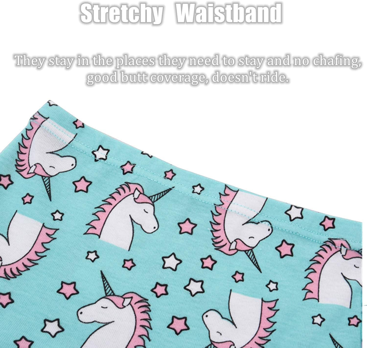 Cczmfeas Girls Hipster Cotton Underwear Boyshort Panties 6 Pack