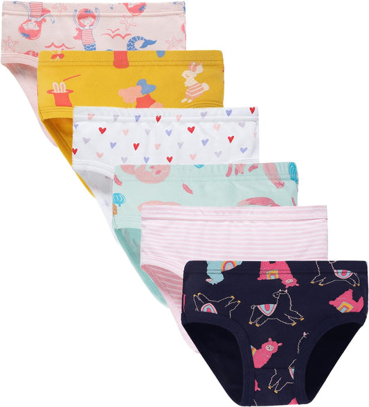 Hahan Girls Soft Panties Toddler Girls Cotton Underwear Kids Briefs