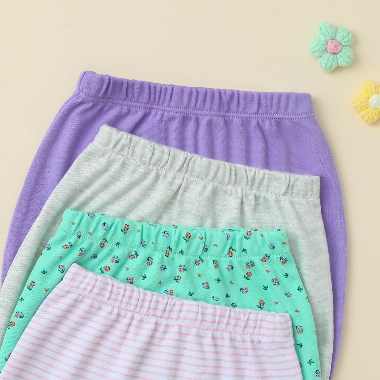 Hakochia Baby Pants for Boys & Girls: 100% Cotton, Soft, Comfy, Ample Diaper Room 0-36 Months