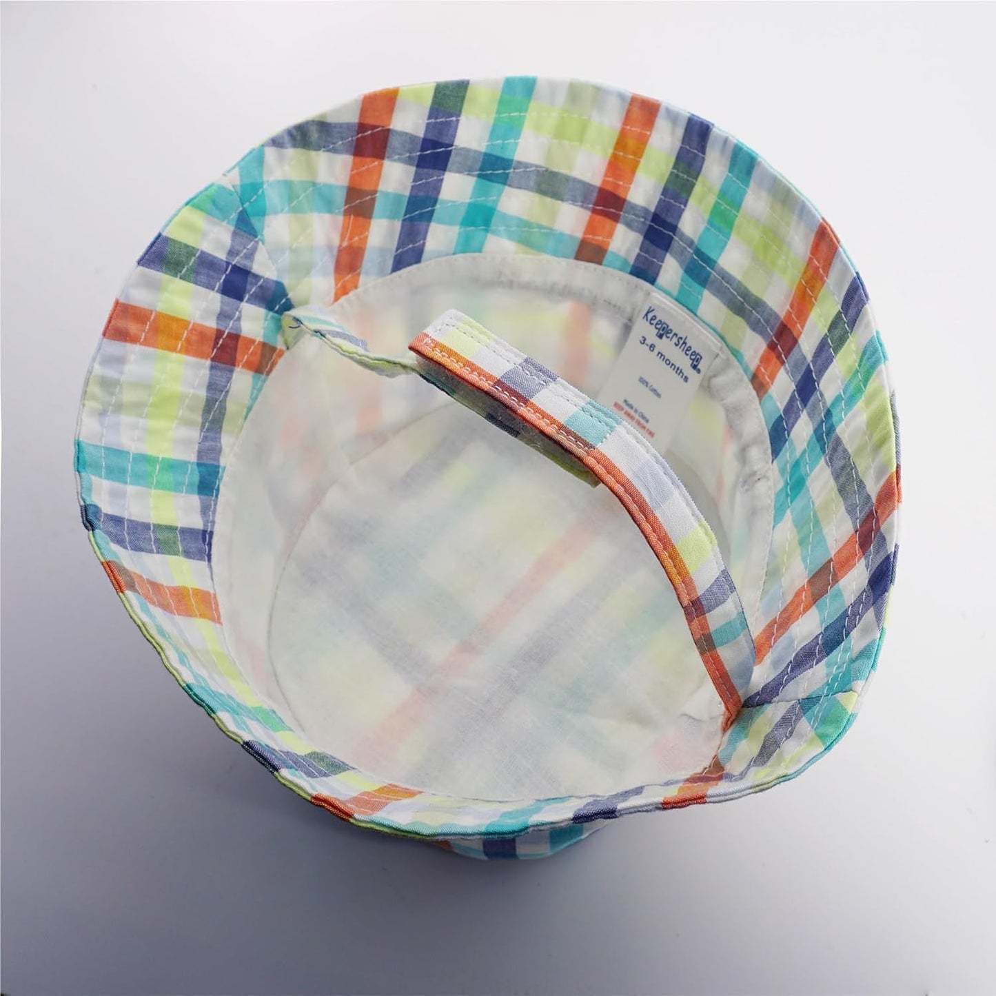 Keepersheep Baby Baseball Cap Infant Sun Hat, Cotton Knit with Soft Brim, Adjustable Soft Newborn Toddler Cap