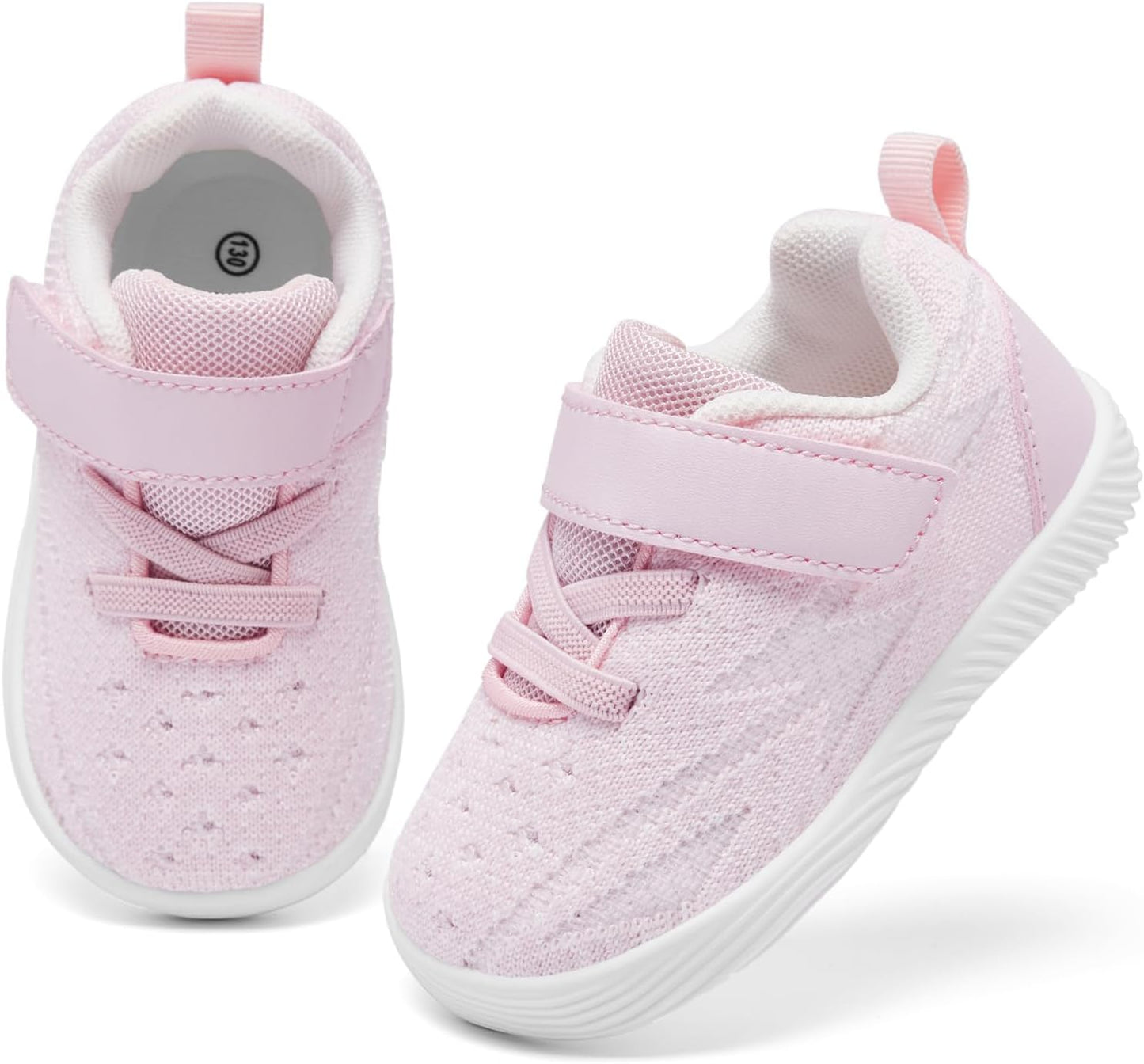 MORENDL Toddler Sneakers Baby Boys & Girls Barefoot Shoes Lightweight Breathable Walking Running Tennis Athletic Sport Shoes