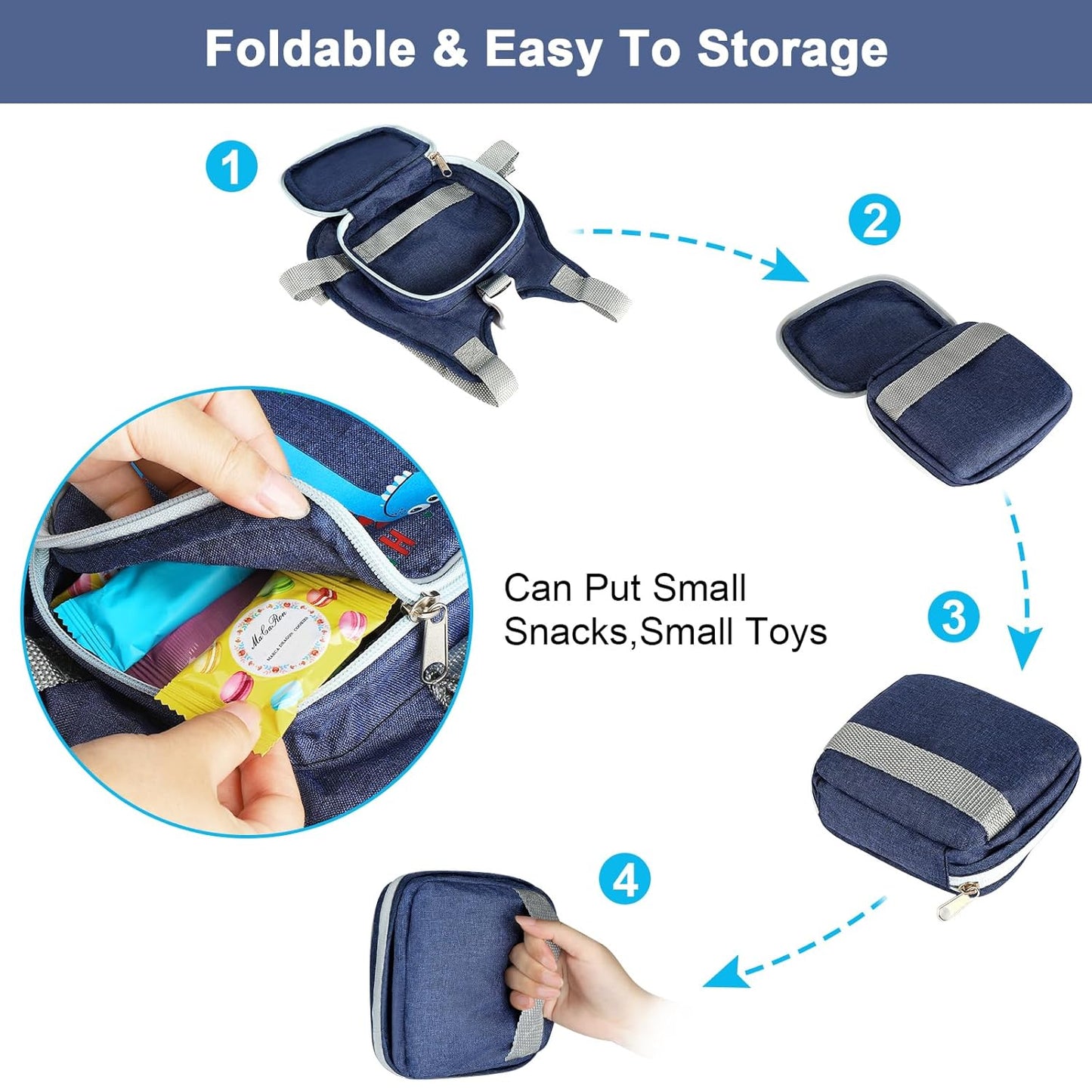 Toddler Harness Leash+ Anti Lost Wrist Link, Accmor Cute Dinosaur Kids Harness with Leash, Foldable Child Leash Baby Walking Wristband Assistant Strap Belt Hold Baby Boys Girls Close While Walking