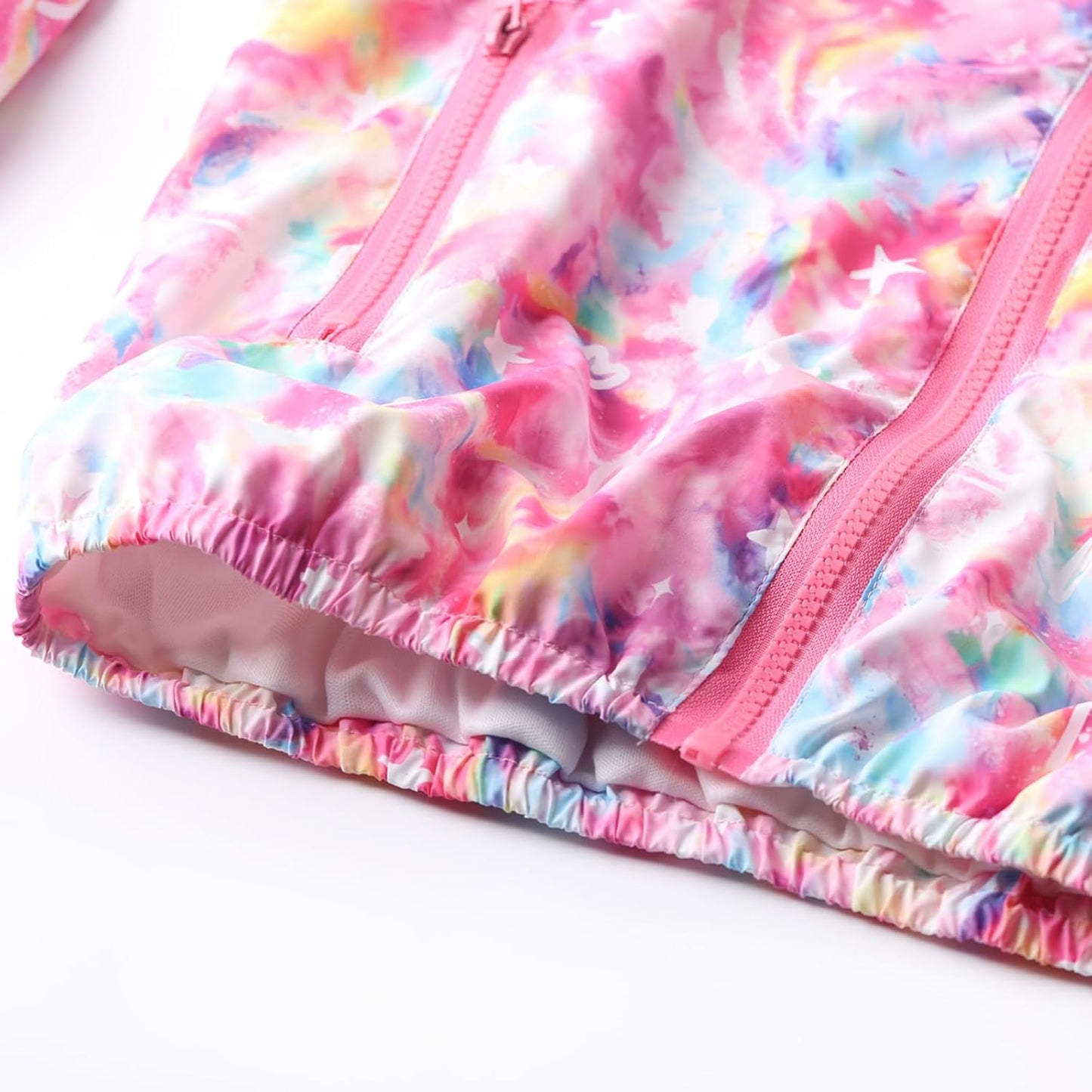 WELAKEN Lightweight Jacket for Girls Kids & Toddler II Girls' Print Water-Resistant Jacket