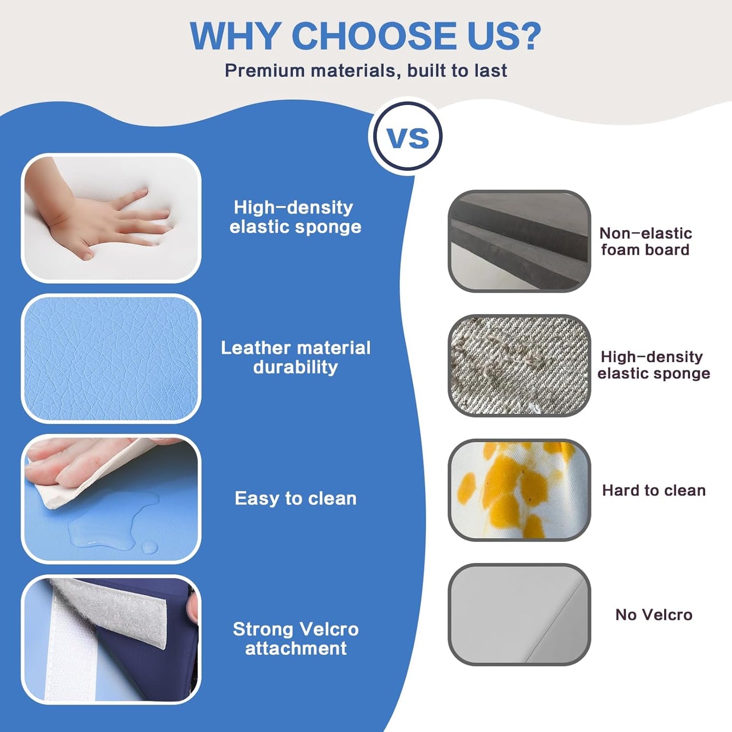 Sumbababy Climbing Foam Blocks for Toddlers: PU Leather Foam Blocks for Kids Active Play - Toddler Climbing Toys Indoor - Durable Playground Gym Preschool Toddler Toys for Boys and Girls