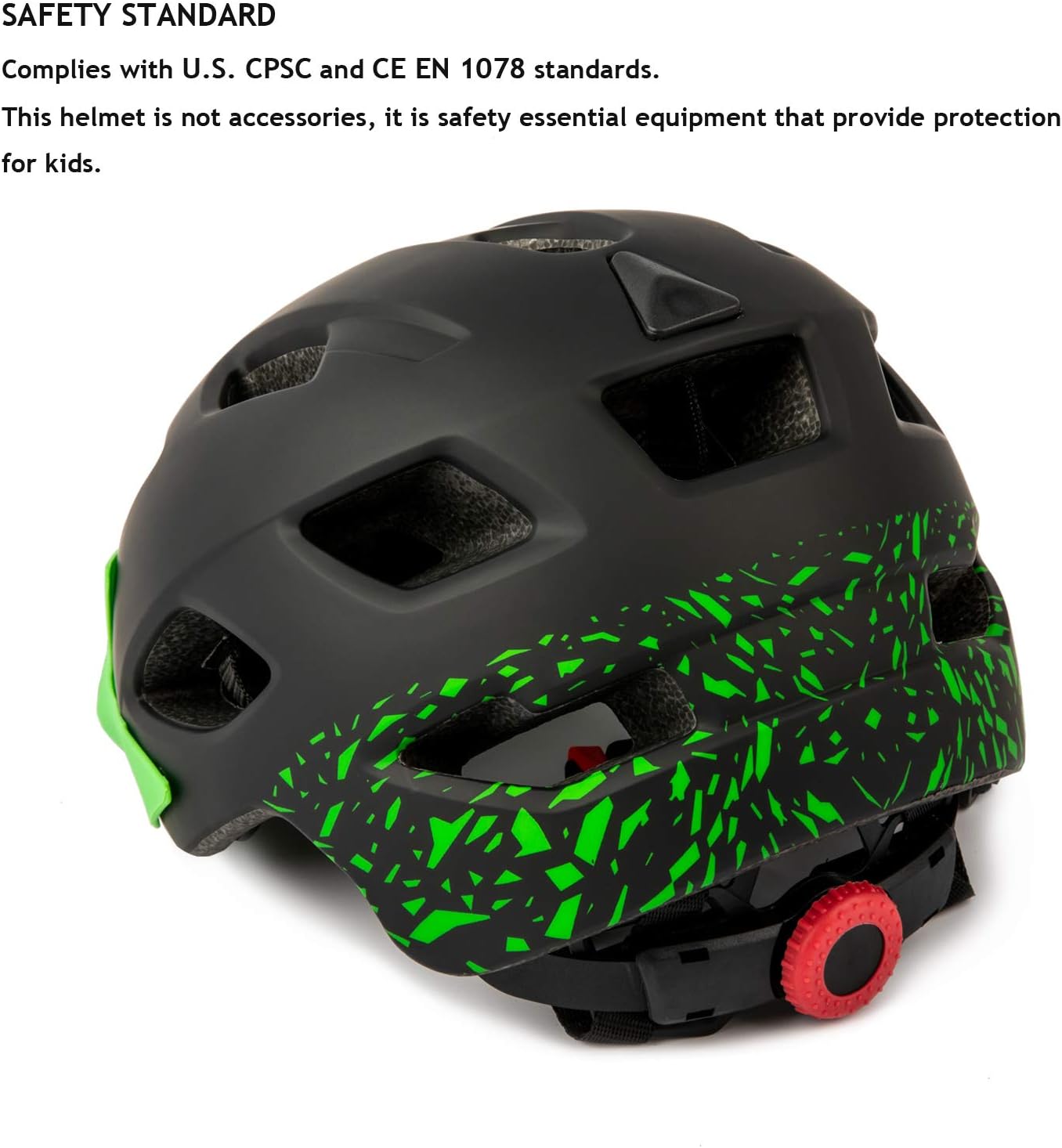Kids Helmet, Exclusky Kids Bike Helmet Adjustable Safety Lightweight Children Bicycle Helmet for Kids Skating Cycling Scooter Boys and Girls Bicycle Helmets Ages 5-8-14
