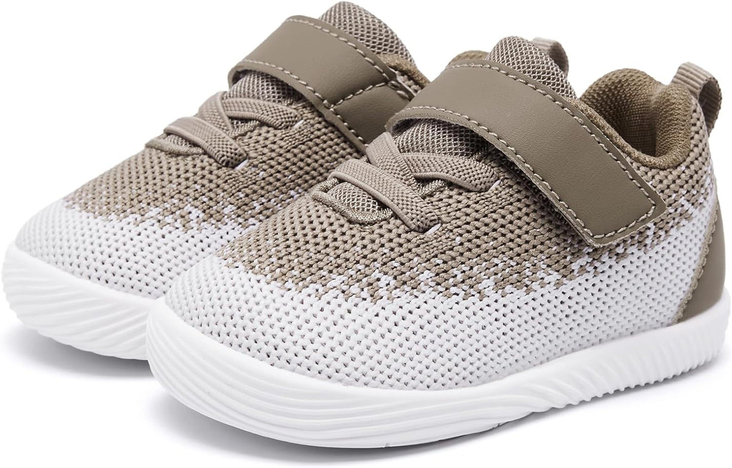 MORENDL Toddler Sneakers Baby Boys & Girls Barefoot Shoes Lightweight Breathable Walking Running Tennis Athletic Sport Shoes