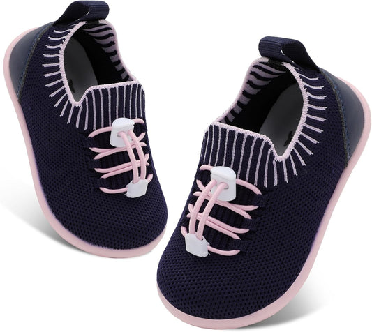 FEETCITY Baby Shoes Boys Girls First Walking Shoes Lightweight Infant Sneakers Slip On Shoe