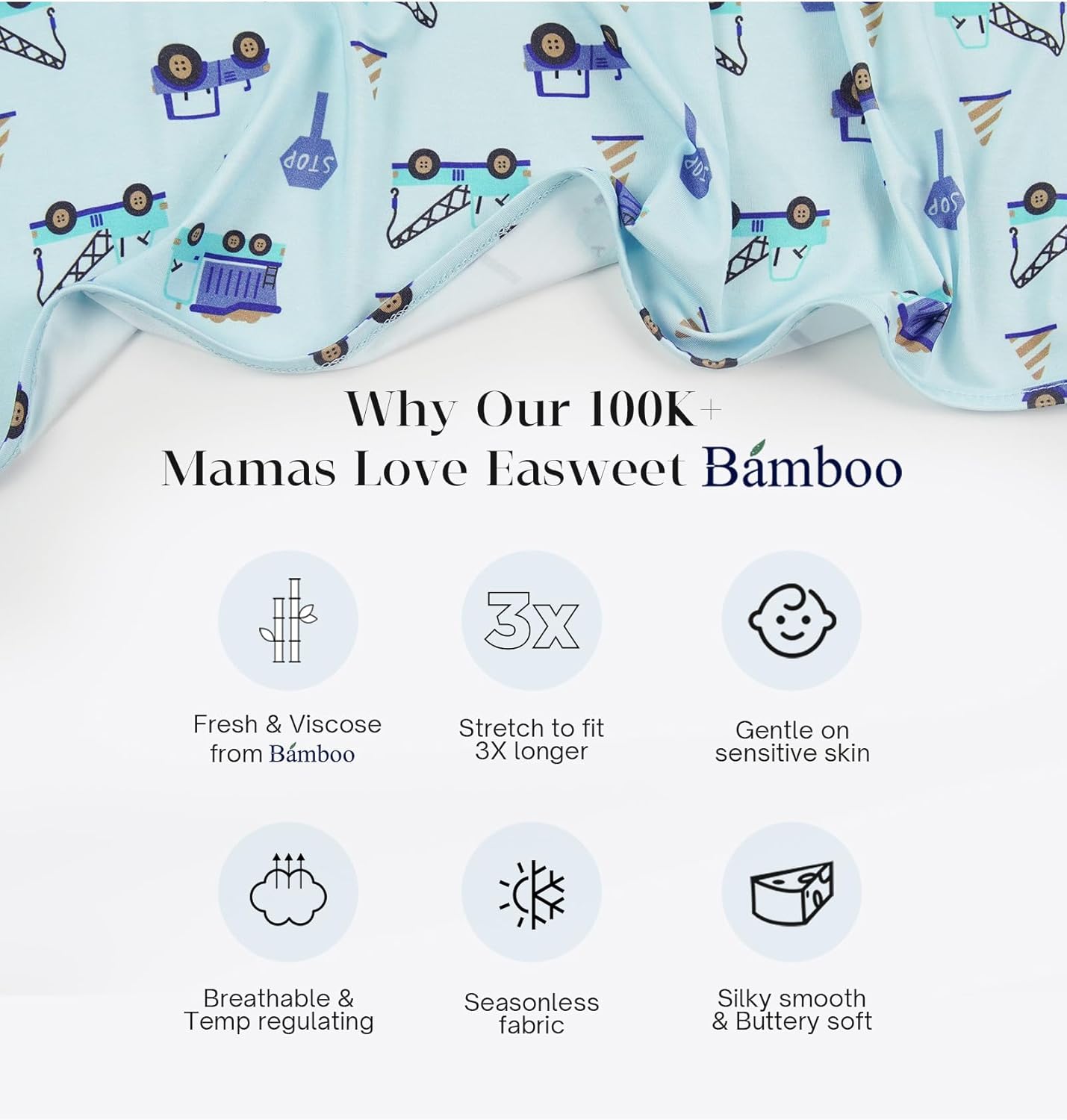 Baby One-Piece Romper Footless Bamboo Viscose Pajamas Sleepers for Baby Boys and Girls