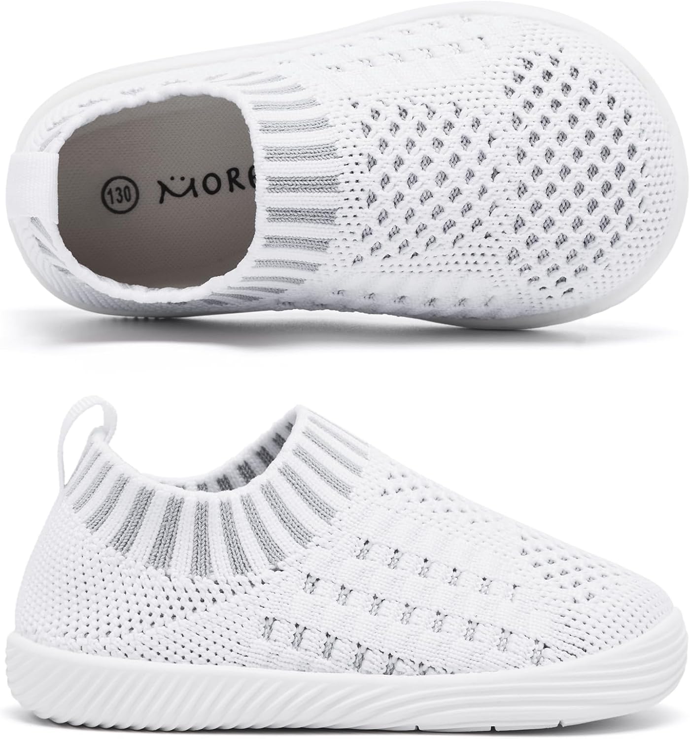 MORENDL Baby Toddler Walking Socks Non-Slip Breathable Unisex Casual Sneakers