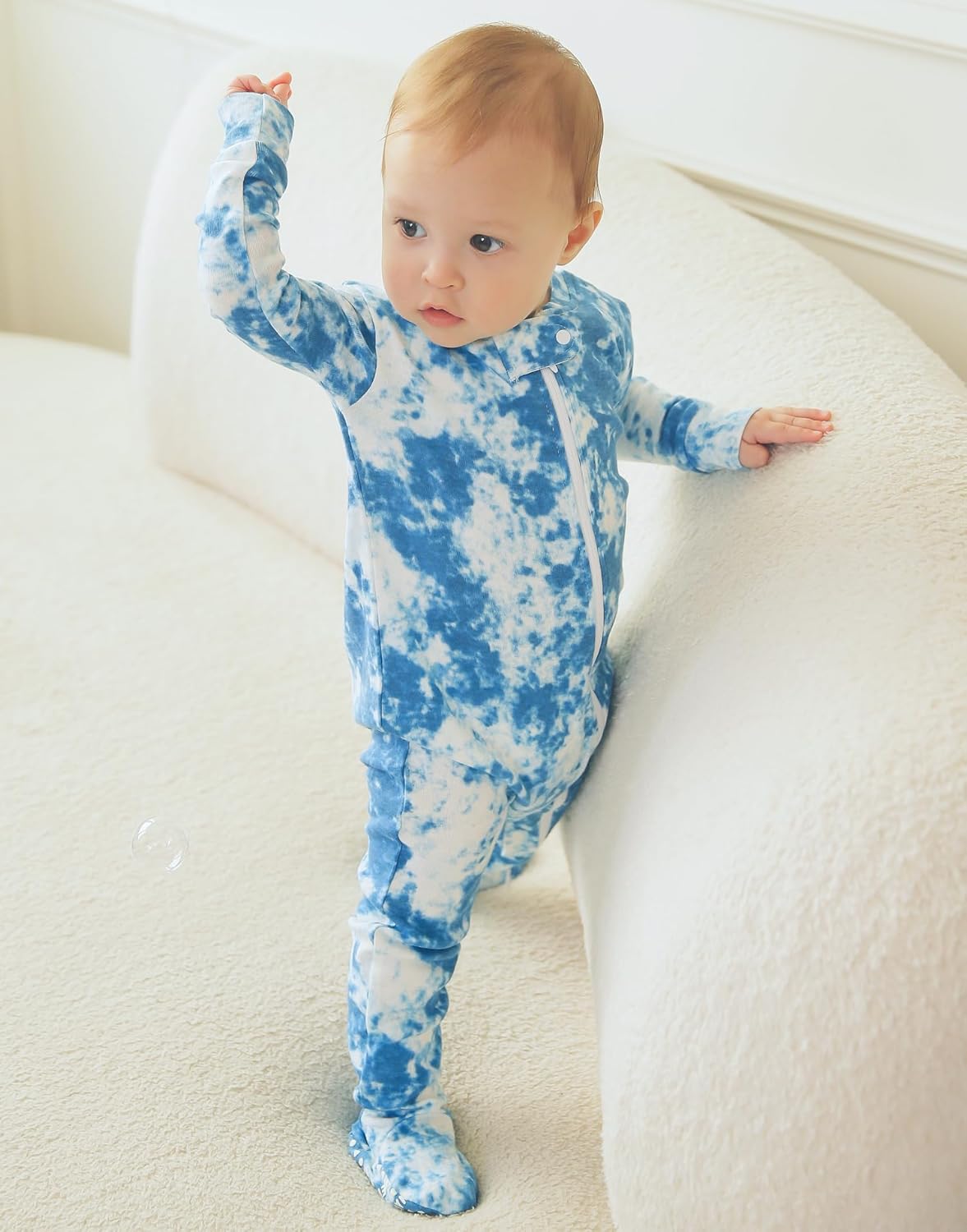 VAENAIT BABY Infant Toddler Boys Girls Footed Pajamas One-PIece Romper Sleep and Play 0M-2T