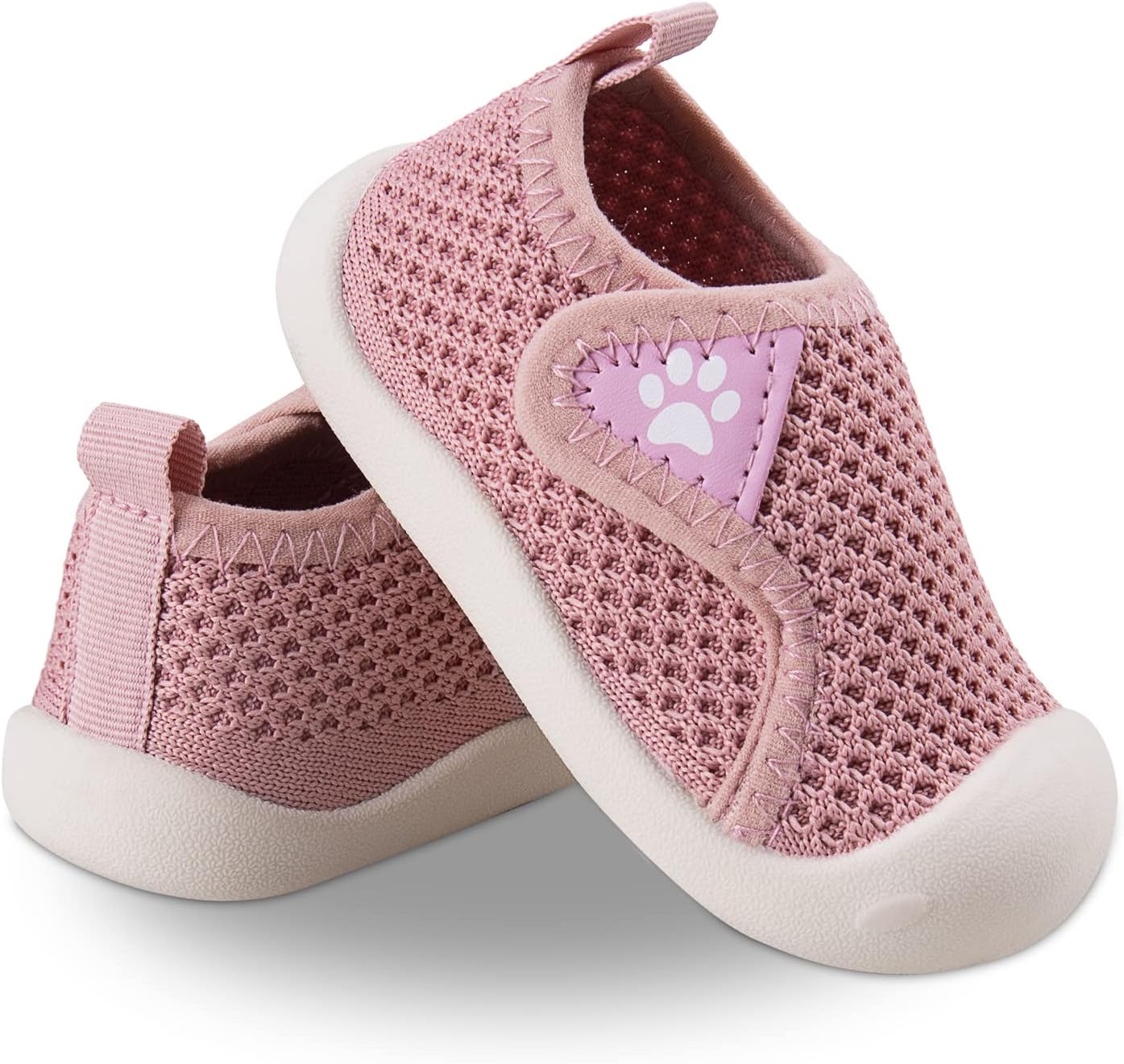 Charrost Toddler Baby Girl Boy First Walking Shoes Checkered Sneakers Sizes 3/4/5/6/7/8T. Soft, Cute,Flexible for First Walkers. Non-Slip, Slip On, Wide Toe Box Indoors Outdoors