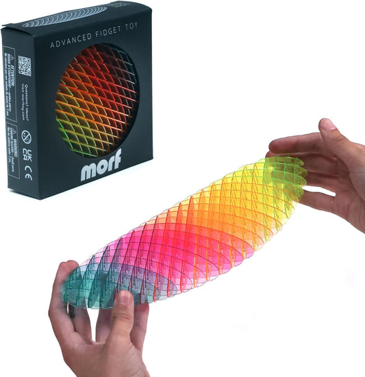 Morf Fidget Worm Toy - Desk Fidgets for Adults - Cool Satisfying Worm Fidget Sensory Toys - Fun and Interactive Morf Fidget Toy for Kids - USA Patent Pending Morf Figgy Toys - Big - 20 x 20