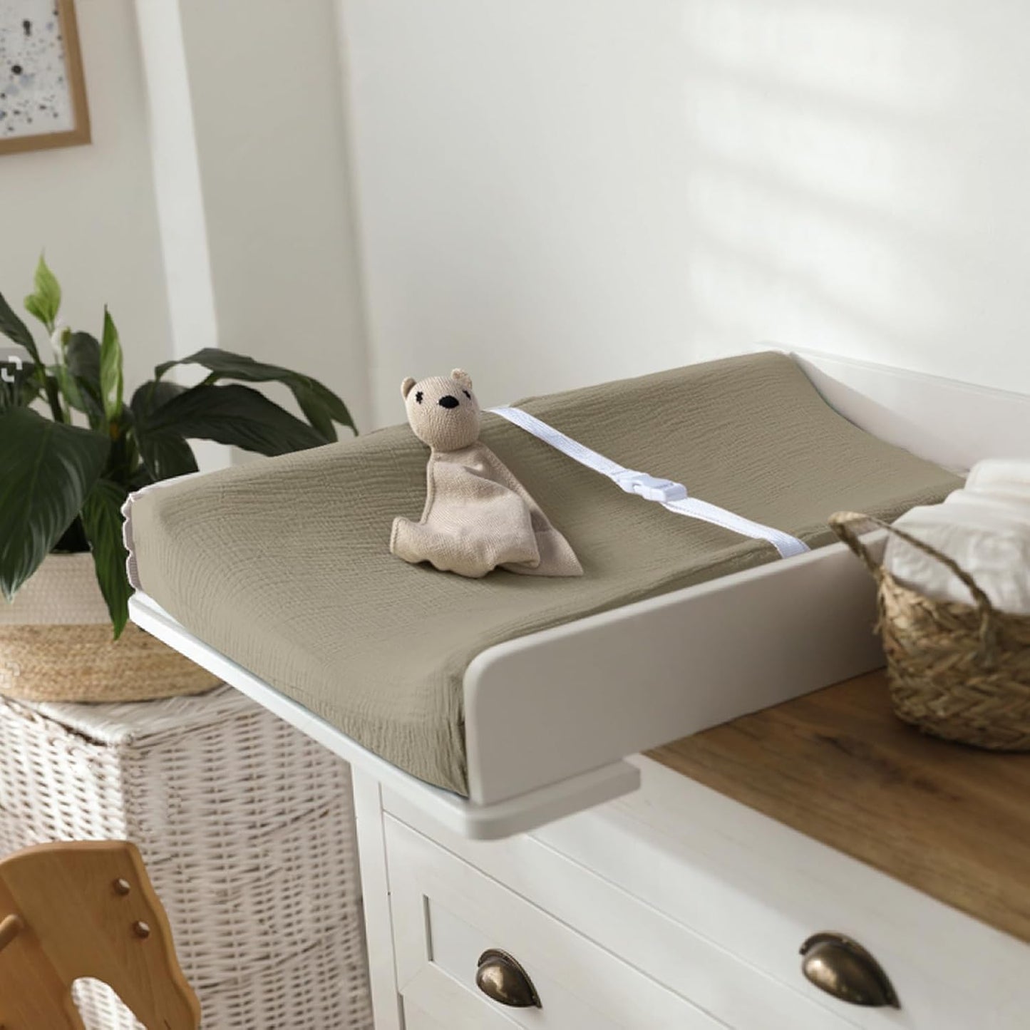 lulumoon Baby Changing Pad Cover: Muslin Diaper Changing Table Pad Cover - Changing Pad Sheets for Girls Boys