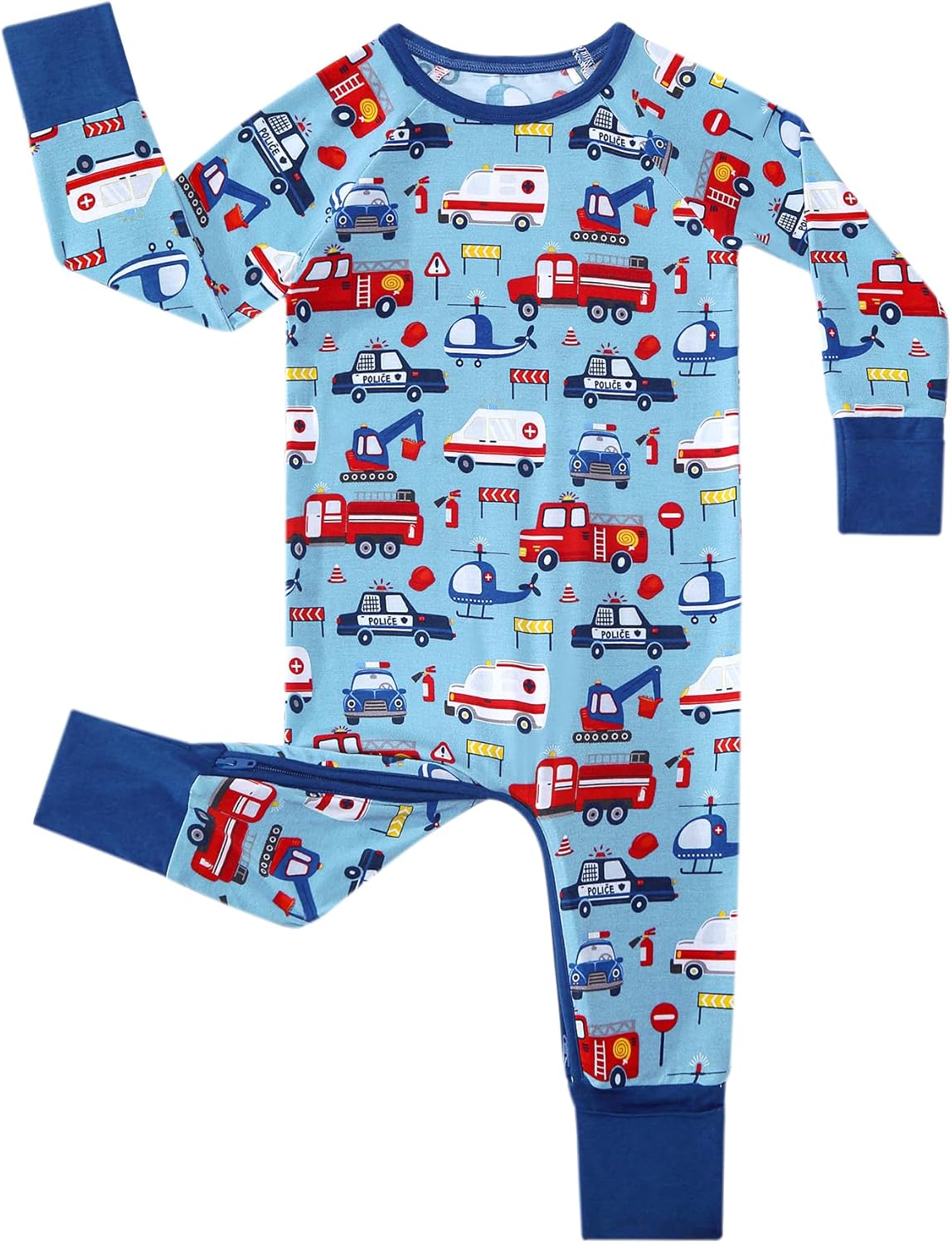 Baby Boys Girls Romper Long Sleeve Jumpsuits Infant Unisex One-Piece Bamboo Viscose Zipper Mitten Rompers