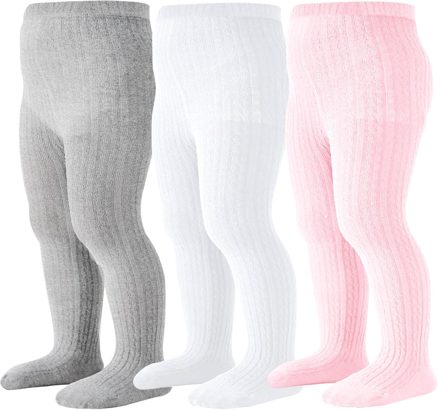 Mini angel Baby Tights Toddler Cable Knit Tights Cotton Warm Leggings Pantyhose Soft Stockings