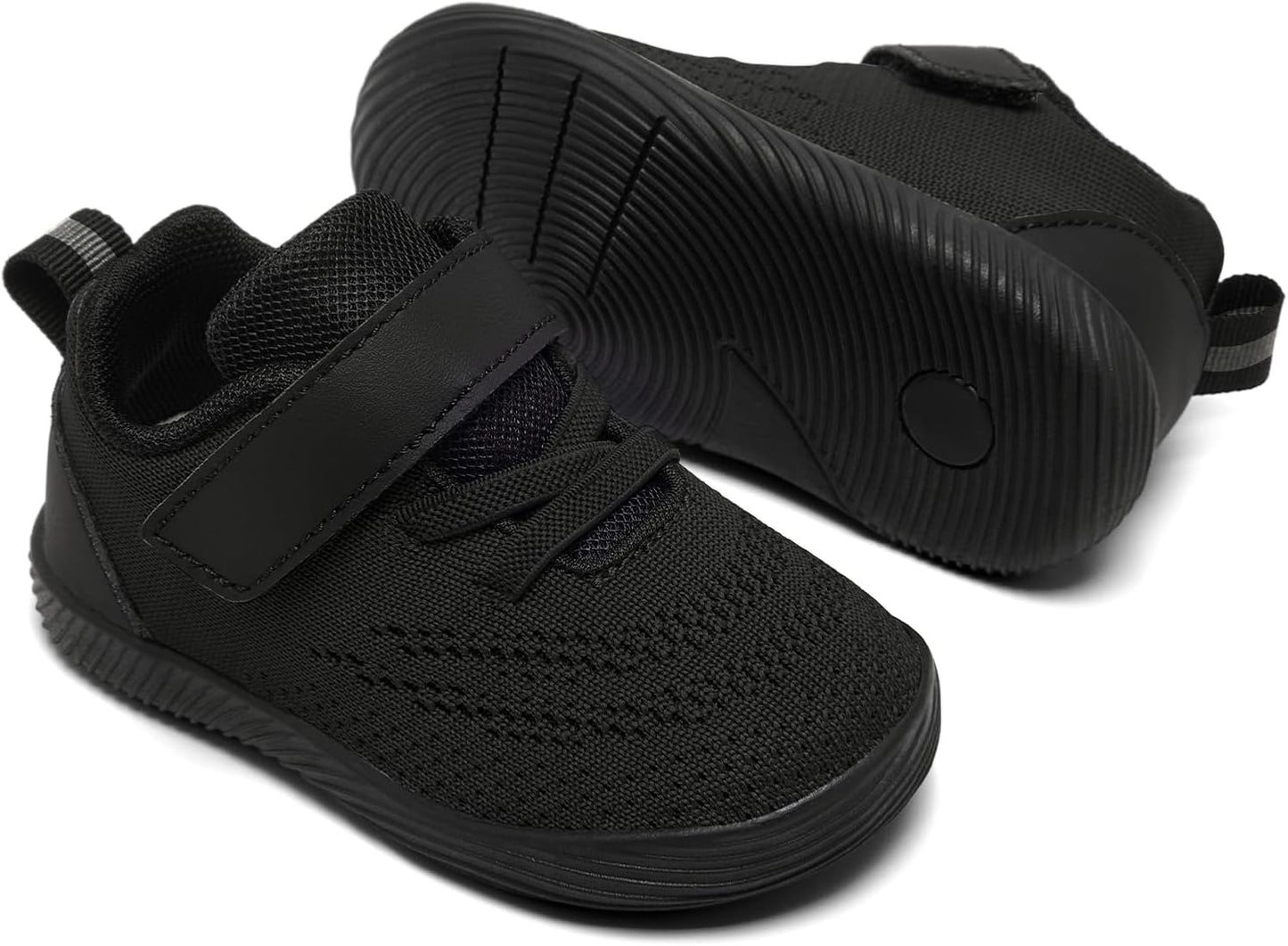 MORENDL Toddler Sneakers Baby Boys & Girls Barefoot Shoes Lightweight Breathable Walking Running Tennis Athletic Sport Shoes