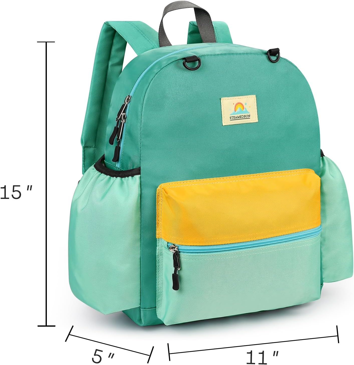 STEAMEDBUN Kids Backpack for Boys 4-6: Boys Backpacks for Elementary - 15 inch Backpack for Kindergarten