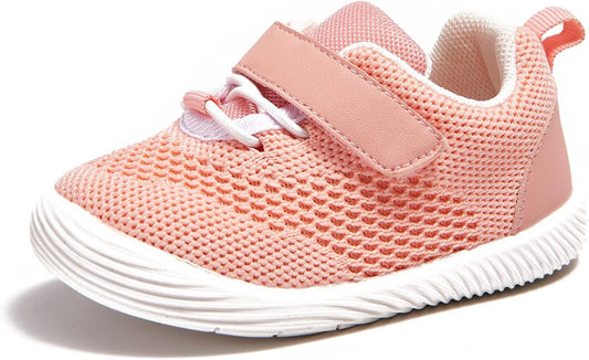 Newsonet Baby Shoes Boys Girls First Walking Breathable Non Slip Walker Sneakers Soft Sole 6 9 12 18 20 24 Months