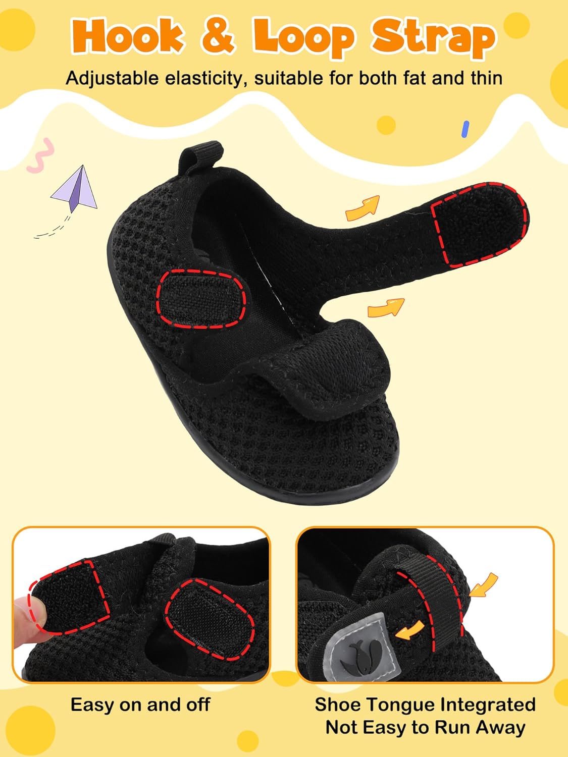FEETCITY Barefoot Baby Shoes Girls Boys Walking Shoes Infant Sneakers Lightweight Flexible Newborn Dress School Shoe