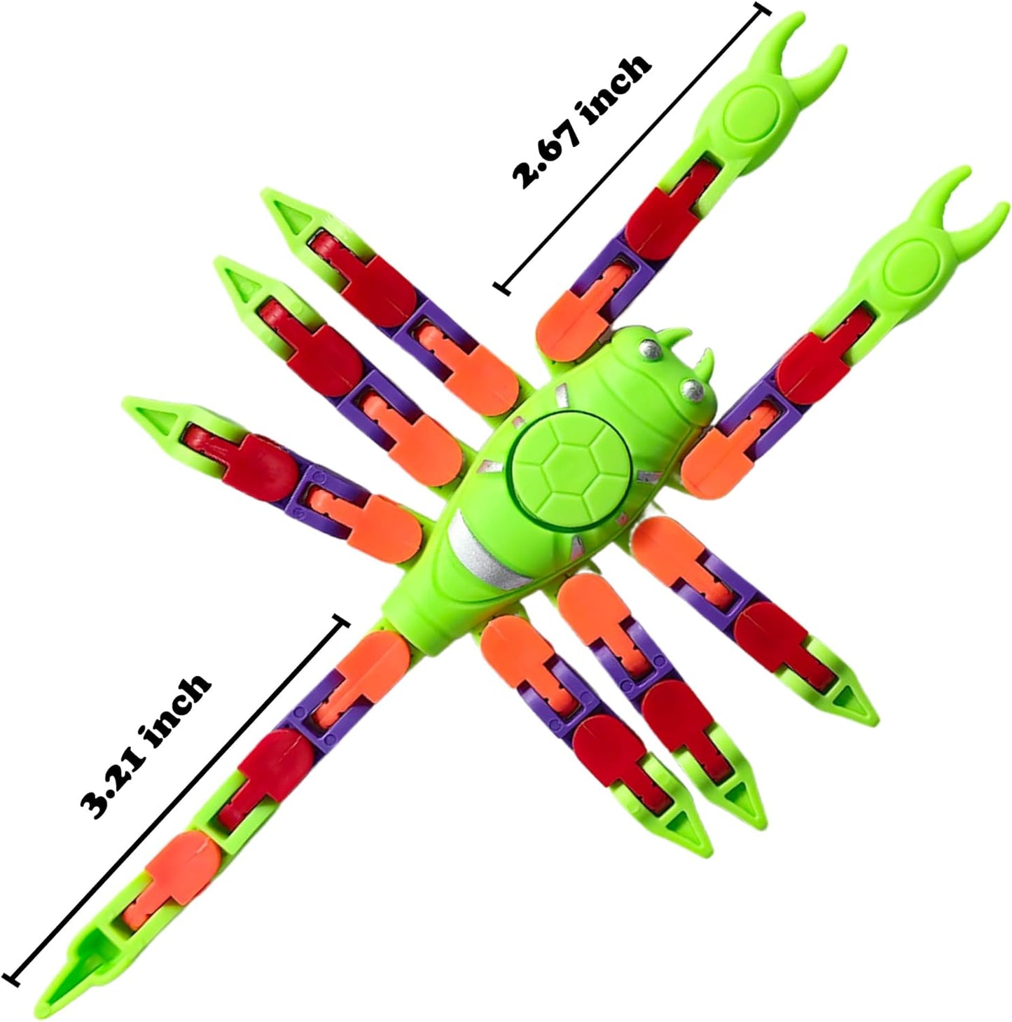 Scorpion Fidget Toy, Animals Fidget Toys for Kids, Wacky Tracks Fidget Toys for Toddlers, Transformable Fidget Toy for Kids with Autism, ADHD, EDC (Scorpion, 4 Pack)