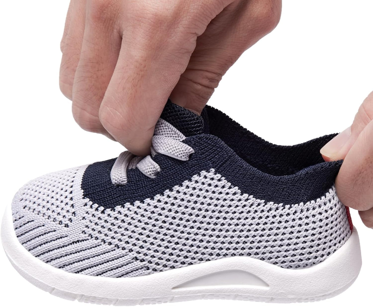 MORENDL Toddler Shoes Baby Walking Sock Shoes Infant Sneakers 0-4 Years Boy Girl Barefoot Tennis Shoe Non-Slip Brethable