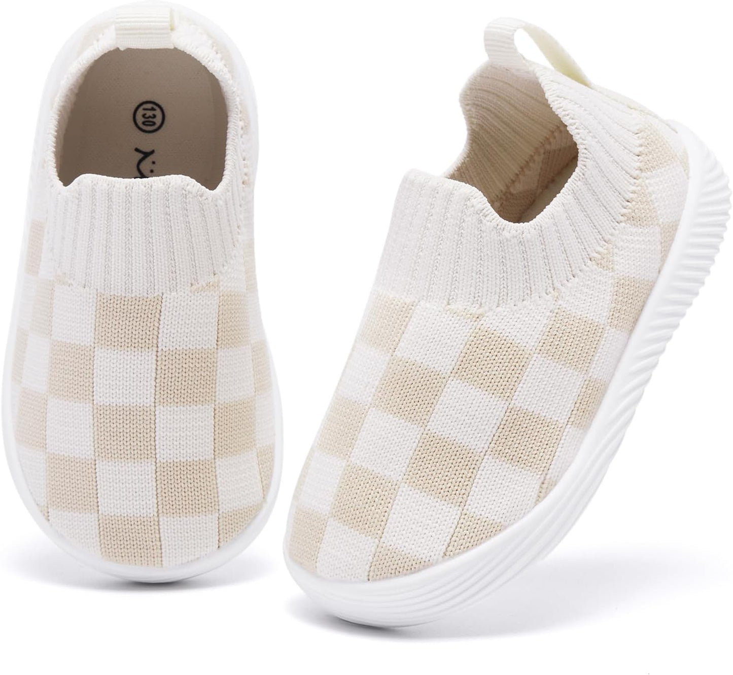 MORENDL Baby Toddler Walking Socks Non-Slip Breathable Unisex Casual Sneakers