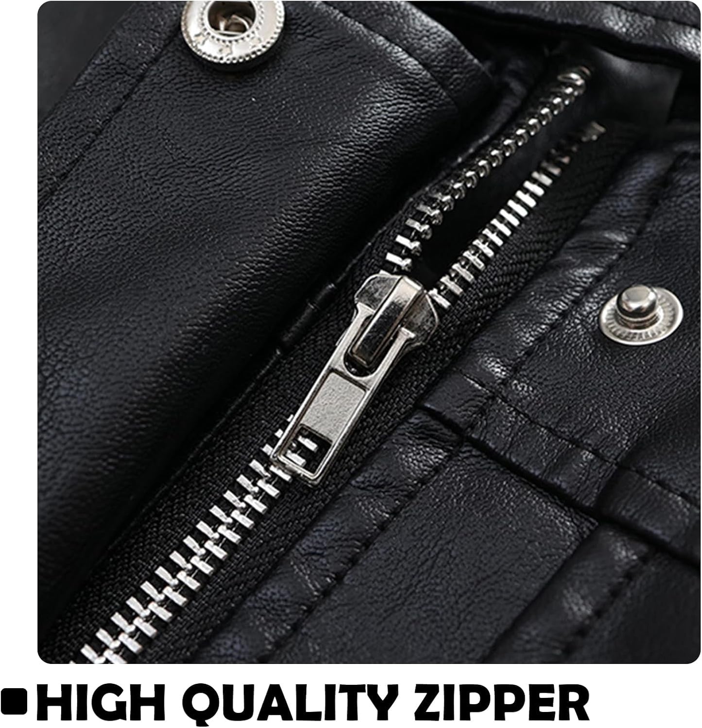 Baby Girl Autumn PU Faux Leather Jacket Kid Boy Motorcycle Oblique Zipper Coat