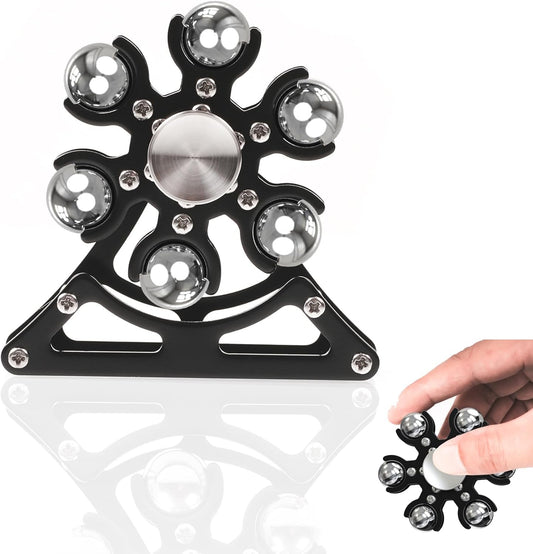 Fidget Desk Toys for Ferris-Wheel-Spinner: 4mins Kinetic-Metal-Spinner, Cool-Gadgets Stuff for EDC-Toy Kid Children Teen Adult ADHD Tools, Stress Relief for Office Home School Christmas