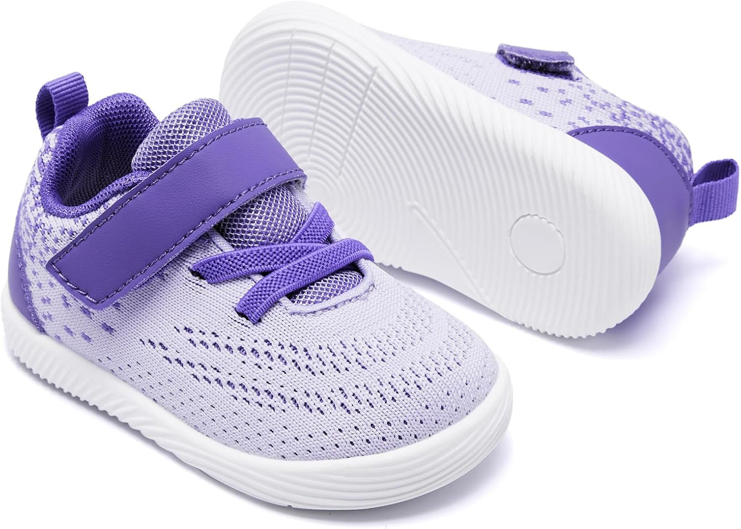 MORENDL Toddler Sneakers Baby Boys & Girls Barefoot Shoes Lightweight Breathable Walking Running Tennis Athletic Sport Shoes