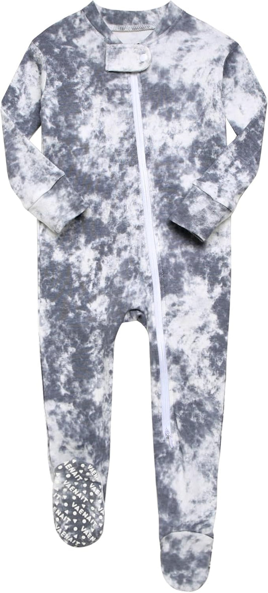 VAENAIT BABY Infant Toddler Boys Girls Footed Pajamas One-PIece Romper Sleep and Play 0M-2T
