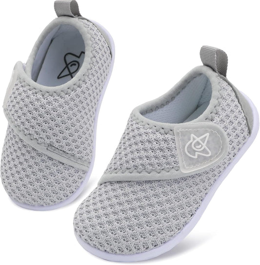 LeIsfIt Baby Shoes Boys Girls First Walking Shoes Non-Slip Infant Sneakers Lightweight Slip-on Crib Sneakers for First Walkers