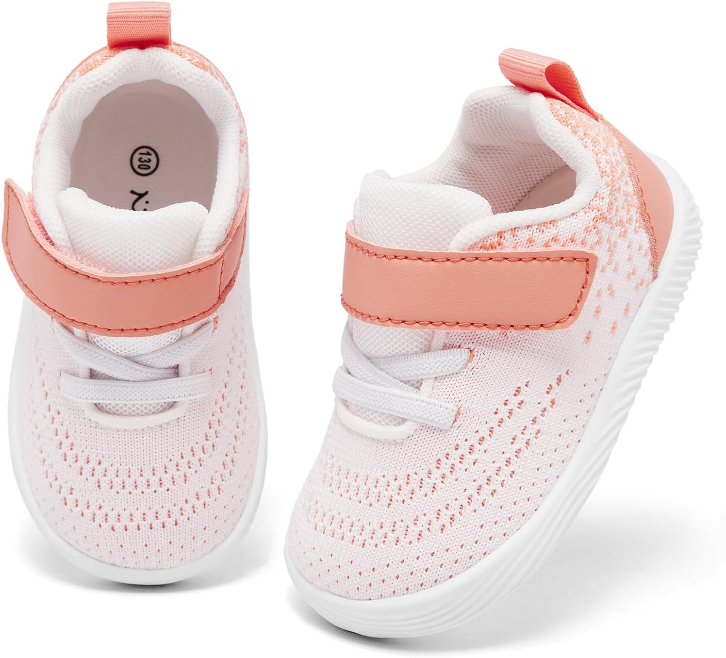 MORENDL Toddler Sneakers Baby Boys & Girls Barefoot Shoes Lightweight Breathable Walking Running Tennis Athletic Sport Shoes