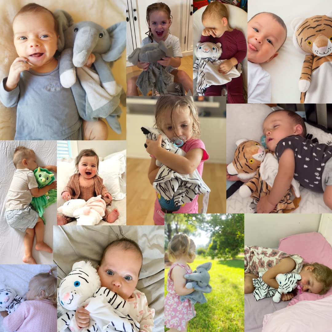 4-in-1 Sound Machine, Baby Lovey, Blanket - White Noise & Lullaby Plush Unicorn Calms & Reduces Wakeups, Helps Toddler Sleep Longer - Proven Sleep Aid -Musical BPA-Free, Machine Washable Newborn Gift