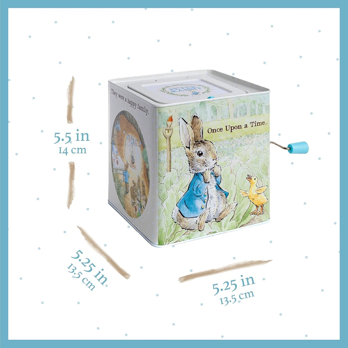 Beatrix Potter Peter Rabbit Jack-in-The-Box, Multi-colored, Standard