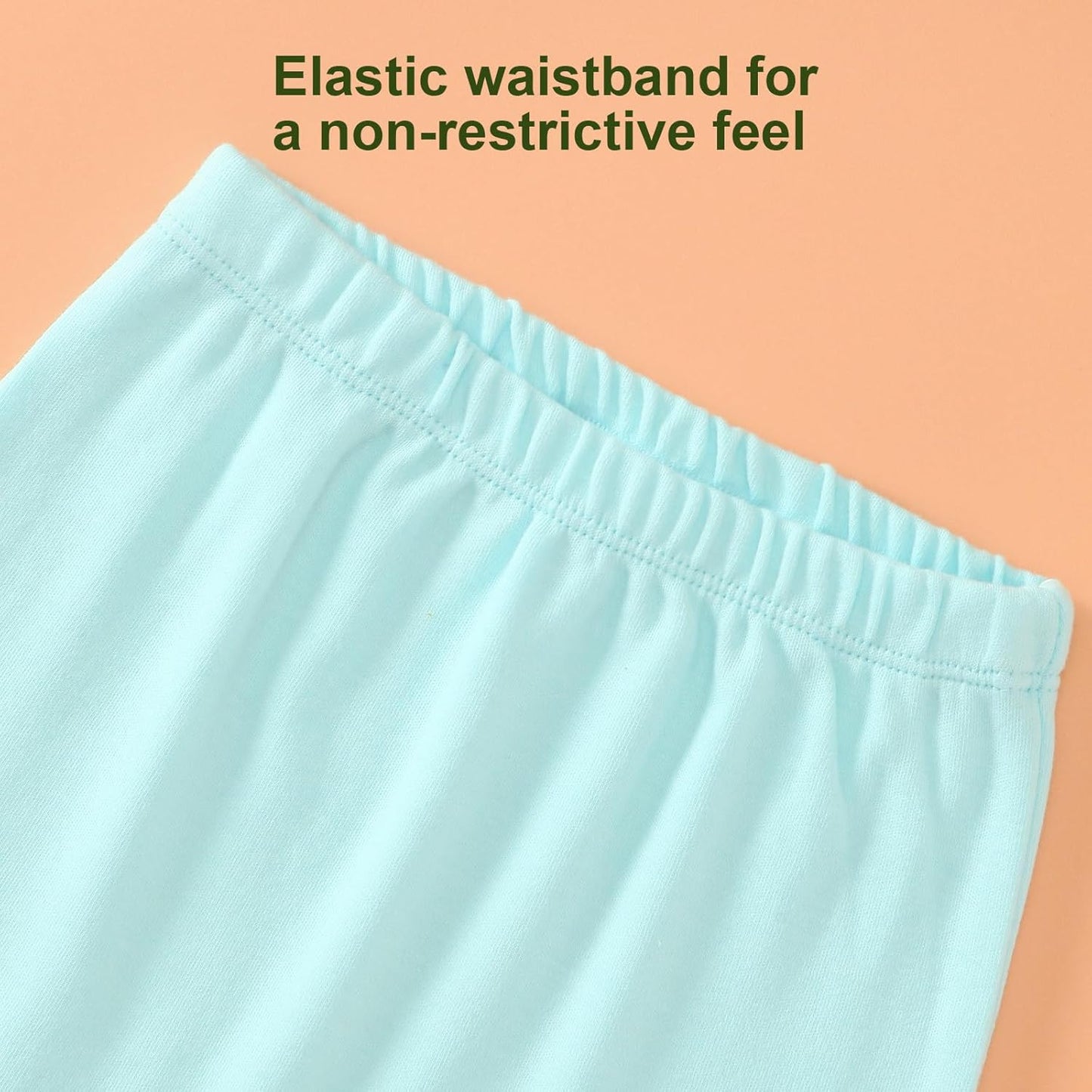 Hakochia Baby Pants for Boys & Girls: 100% Cotton, Soft, Comfy, Ample Diaper Room 0-36 Months