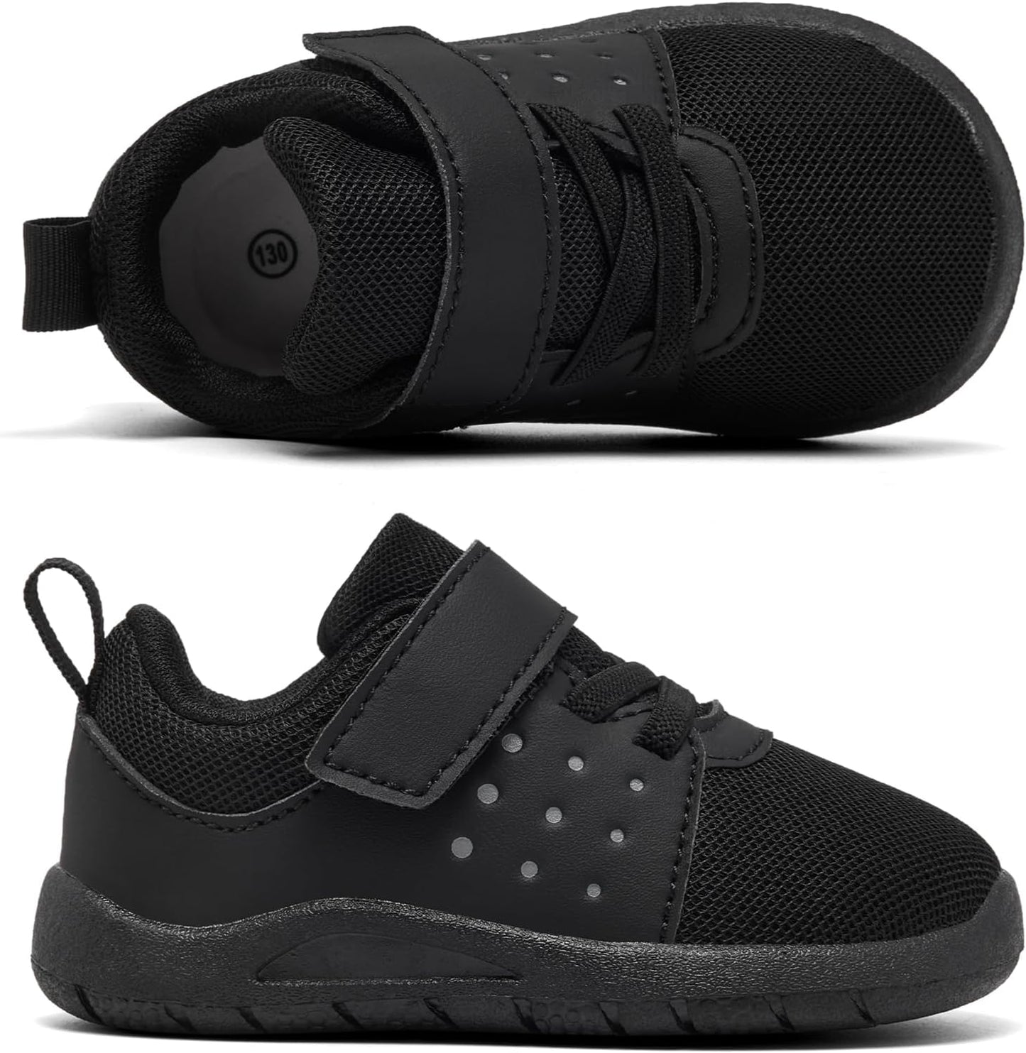 MORENDL Toddler Baby Shoes 0-4 Years Boy Girl Lightweight Breathable Non-Slip Sports Sneakers Running Walking Tennis Barefoot Shoes