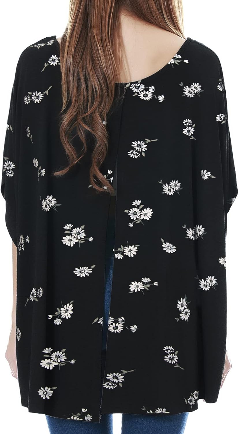 Smallshow Women's Nursing Top Maternity Poncho for Breastfeeding