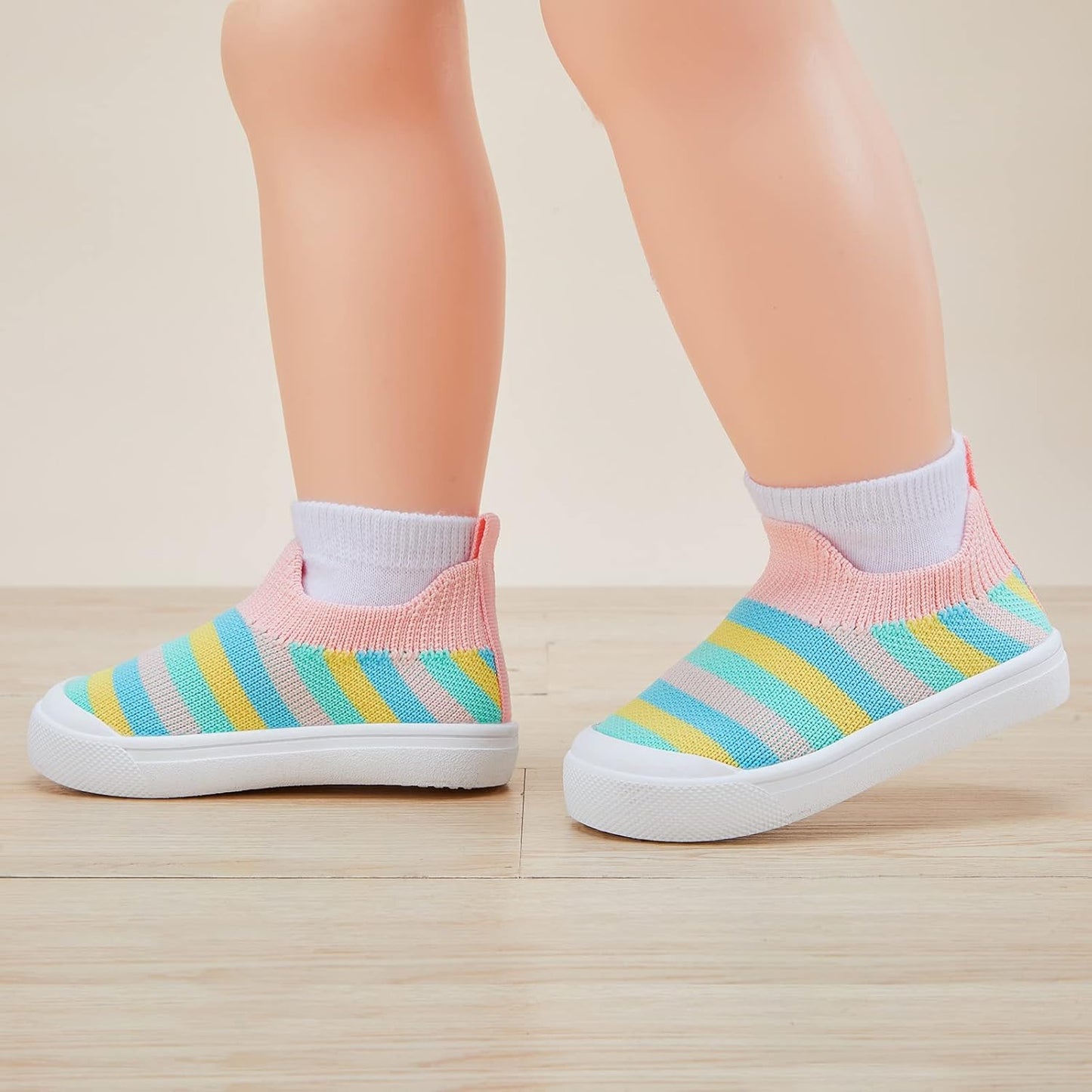 BMCiTYBM Baby Sneakers Girls Boys Lightweight Breathable Mesh First Walkers Shoes 6-24 Months