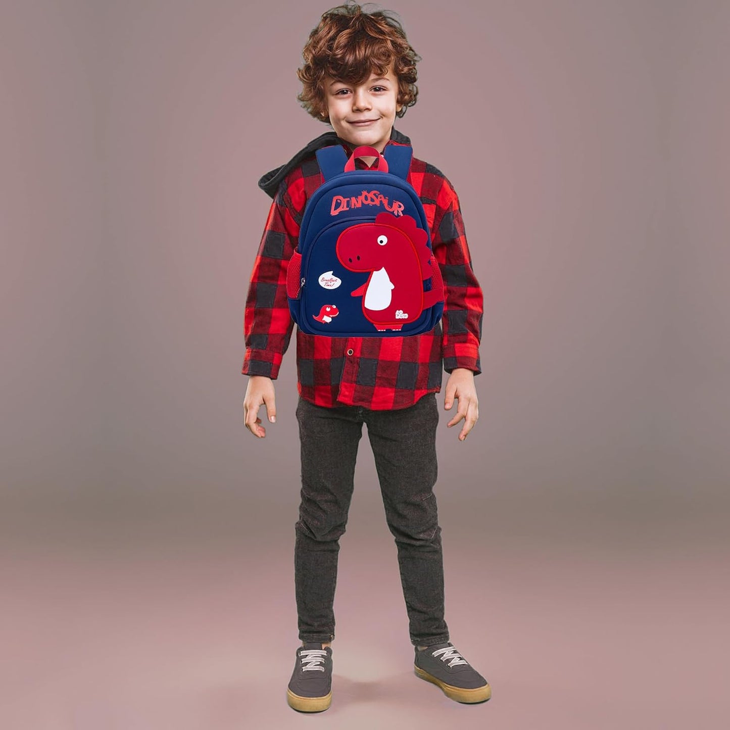 Toddler Dinosaurs Backpack for Boys,Bluey Backpack for Boys,2 Year Old Boy Birthday Gift