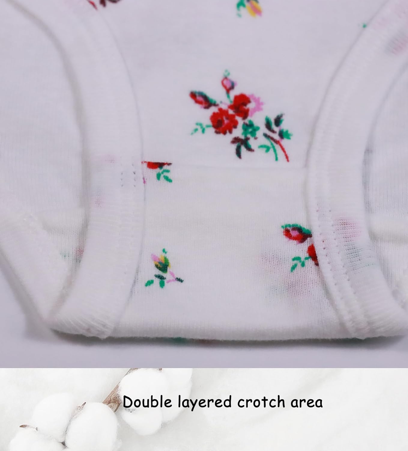 Hahan Girls Soft Panties Toddler Girls Cotton Underwear Kids Briefs