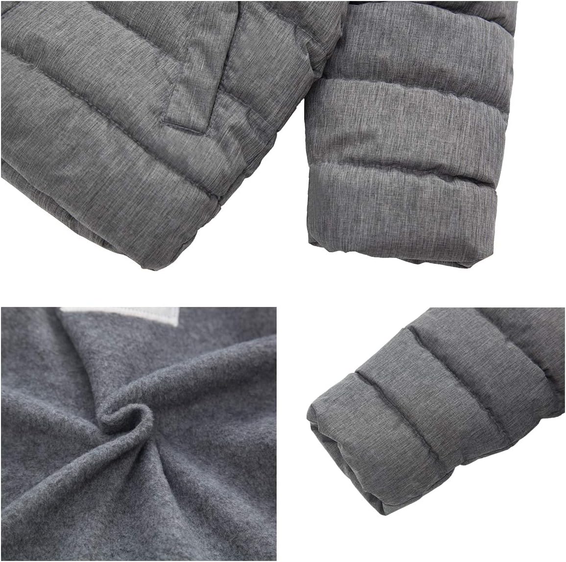 Rokka&Rolla Baby Boys' Water-Resistant Fleece Lined Puffer Jacket Winter Coat for Newborn Infant Toddler