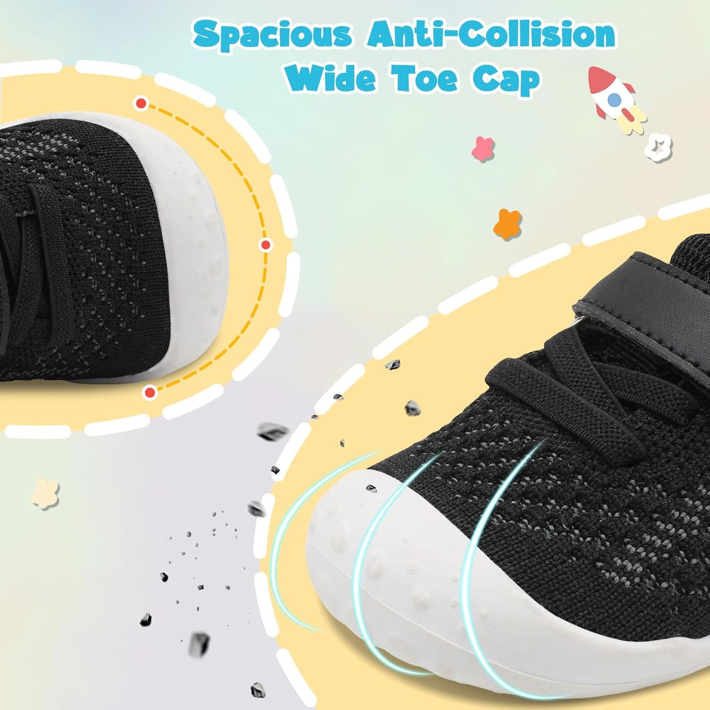 LeIsfIt Baby Shoes Girls Boys First Walking Shoes Infant Sneakers Crib Shoes Lightweight Non-Slip Shoes