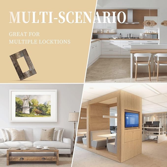 1 Gang Single GFCI/Decorator Rocker Outlet Light Switch Wall Plate Cover Vintage Copper Rustic Rusty Modern Tan Brown Grey Gray Abstract Art Painting Decorative One Device Electrical Faceplate Dimmer