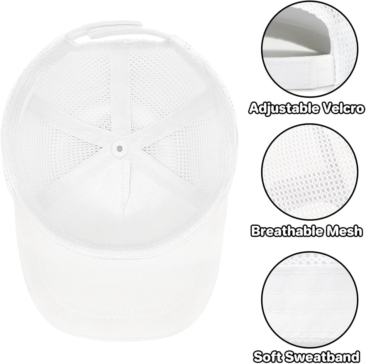 qikqik Baby Baseball Cap Toddler Baseball Hat with Mesh Infant Sun Hat UPF 50+ Baby Ball Cap Toddler Girl Hats Kids Hat Boys