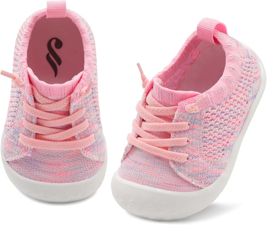 JIASUQI Baby Shoes for Toddler Boys Girls Sneakers Slip on Walking Shoes for Babies